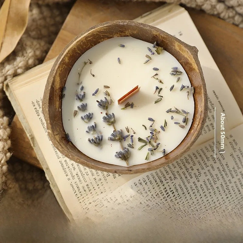 🕯️🌿 Coconut Bowl Scented Candle 🌿🕯️