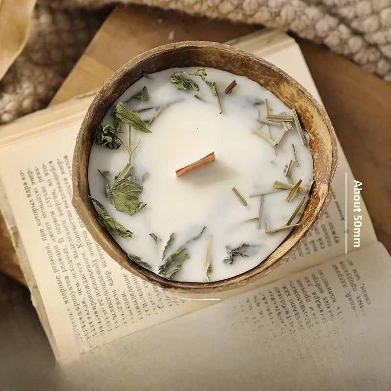🕯️🌿 Coconut Bowl Scented Candle 🌿🕯️