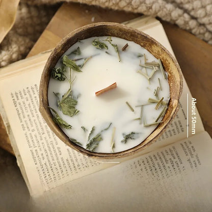 🕯️🌿 Coconut Bowl Scented Candle 🌿🕯️