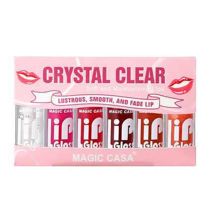 💄✨ Magic House Beauty Lip Care Set – 6 Piece Gloss Garden ✨💄