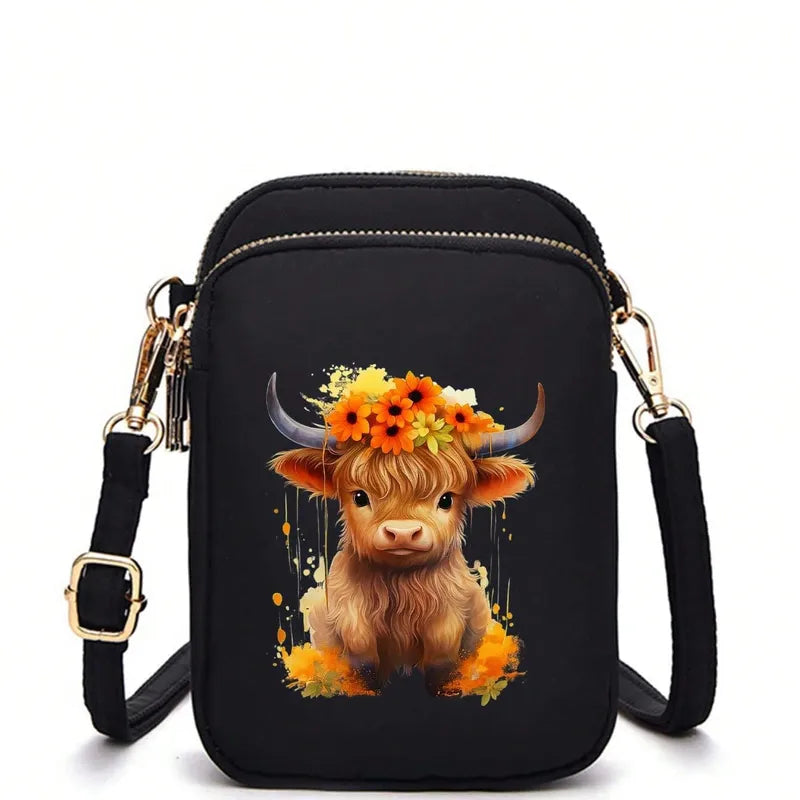 🐮 Highland Cow Mini Crossbody Bag 🐮