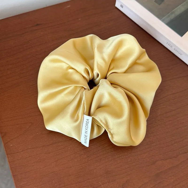 💛 Sweet Yellow Plaid Hair Band & Scrunchie Set 💛