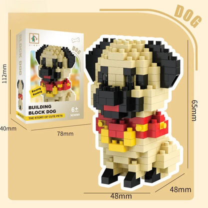 🐶🧩 Cute Mini Blocks Dog Building Toys 🧩🐶