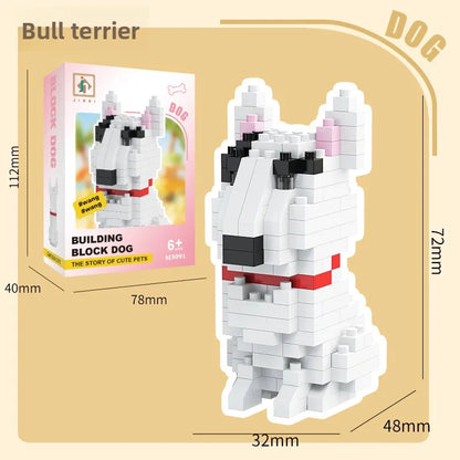 🐶🧩 Cute Mini Blocks Dog Building Toys 🧩🐶