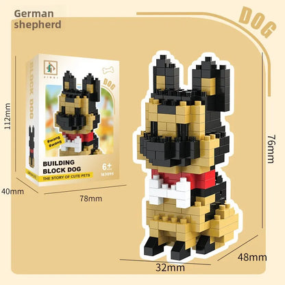 🐶🧩 Cute Mini Blocks Dog Building Toys 🧩🐶