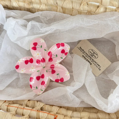 🌸 5pc Flower Hair Claw Set 🌸