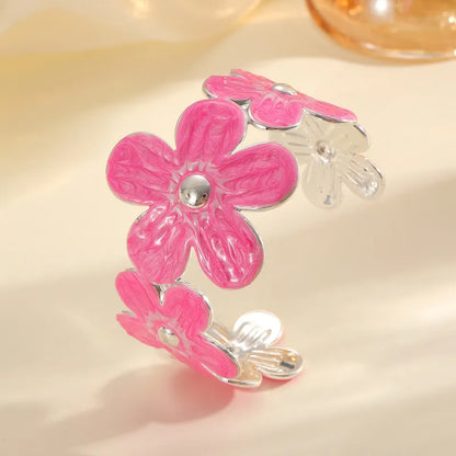 🌸 Enamel Flowers Iron Bangle 🌸