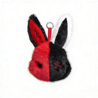 🐇 Scary Plush Rabbit Keychains 🐇
