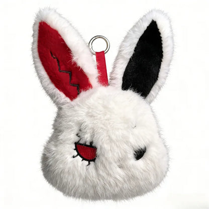 🐇 Scary Plush Rabbit Keychains 🐇