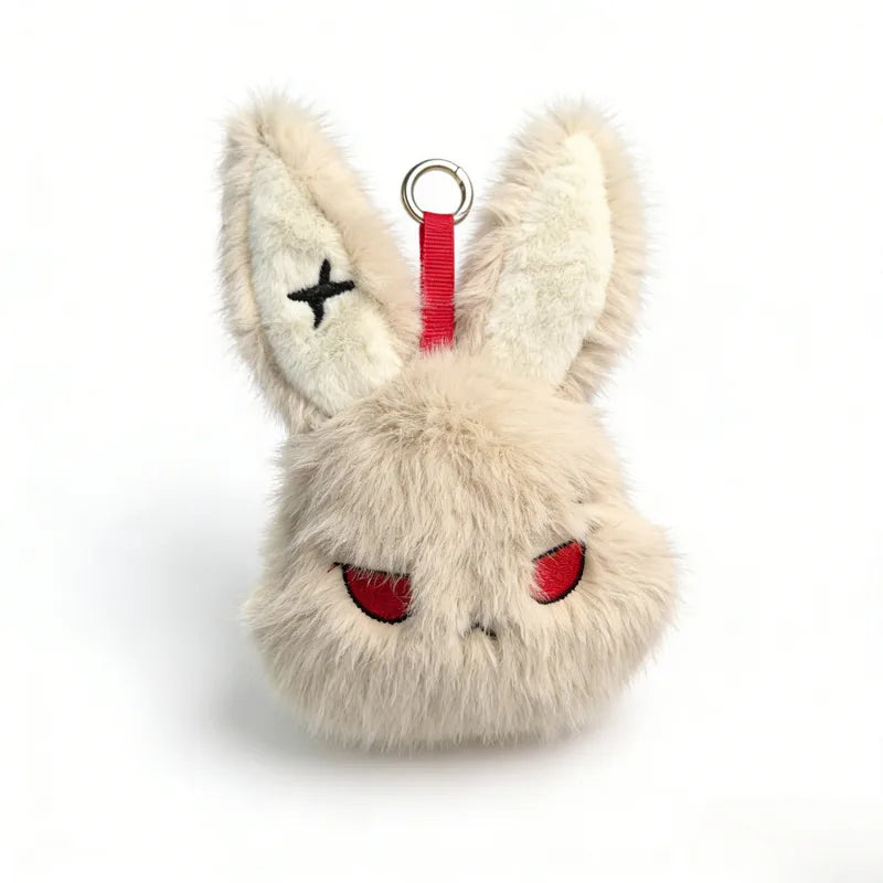 🐇 Scary Plush Rabbit Keychains 🐇