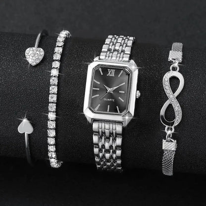 ⌚✨ Women's Quartz Watch & Jewellery Sets ✨💎