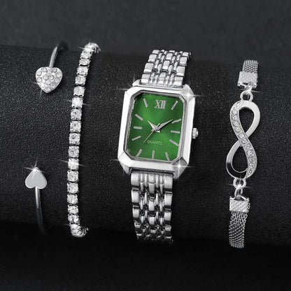 ⌚✨ Women's Quartz Watch & Jewellery Sets ✨💎