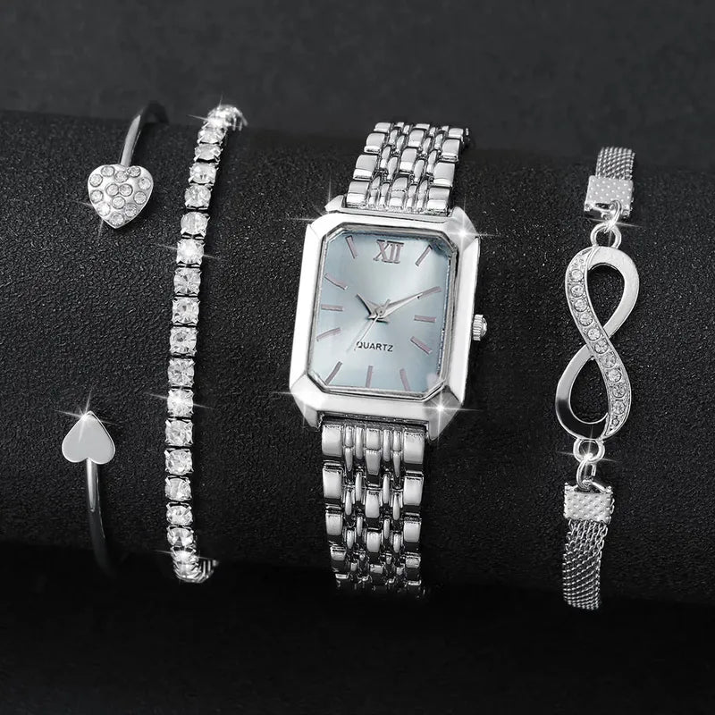 ⌚✨ Women's Quartz Watch & Jewellery Sets ✨💎
