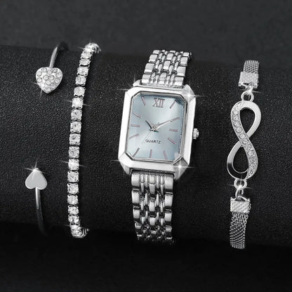 ⌚✨ Women's Quartz Watch & Jewellery Sets ✨💎