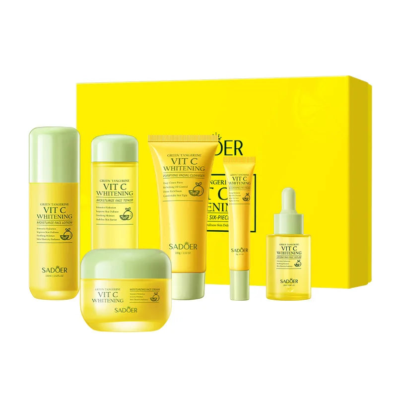 🍊 6pc Qingju VC Vitamin C Facial Care Set 🍊