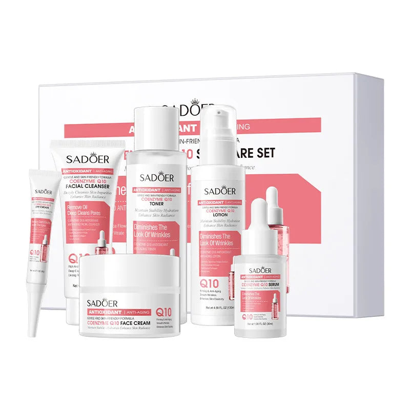 🌸 10pc SADOER Coenzyme Q10 Anti-Aging Skincare Set 🌸