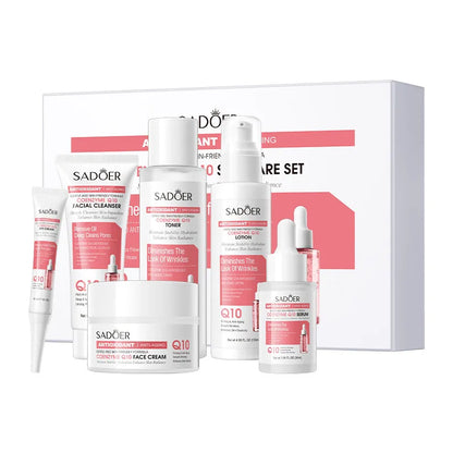 🌸 10pc SADOER Coenzyme Q10 Anti-Aging Skincare Set 🌸