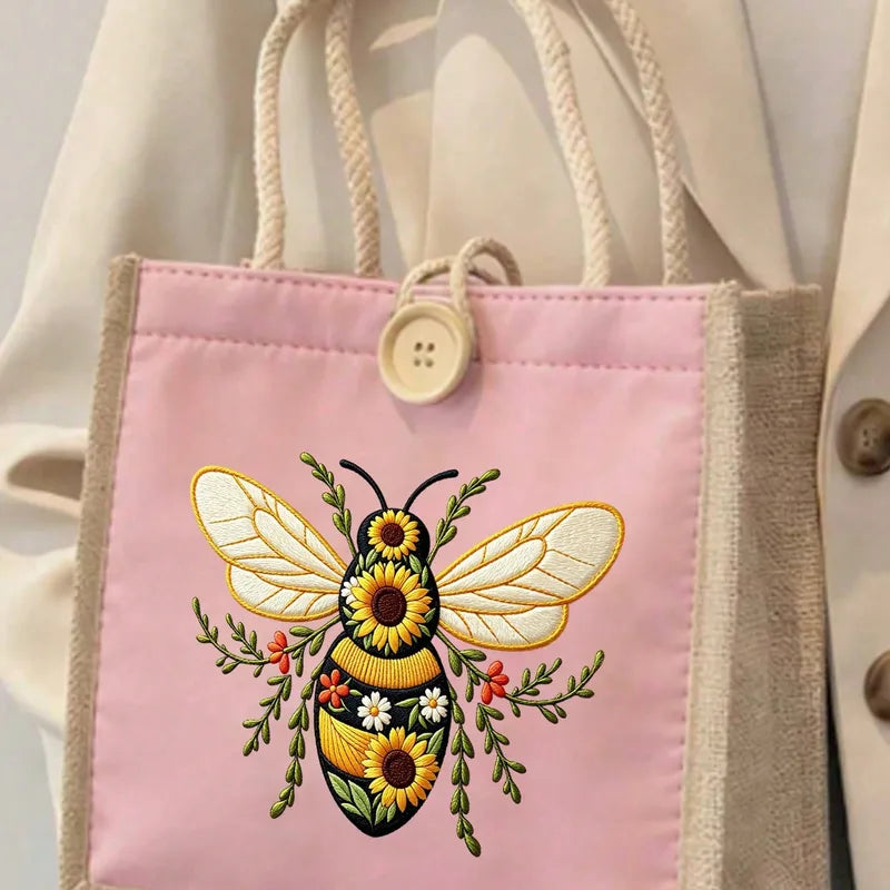 🐝 Embroidered Bee Handbags 🐝