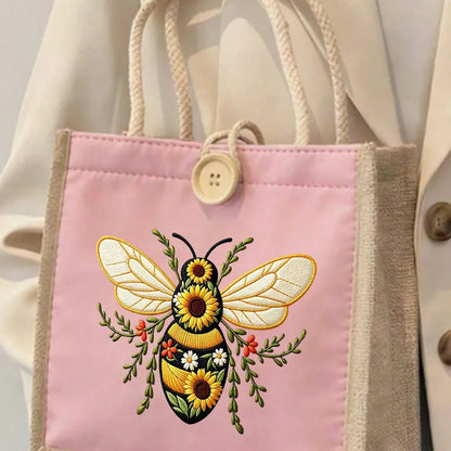 🐝 Embroidered Bee Handbags 🐝