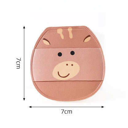 6pc Animal Powder Puff Sponges Set