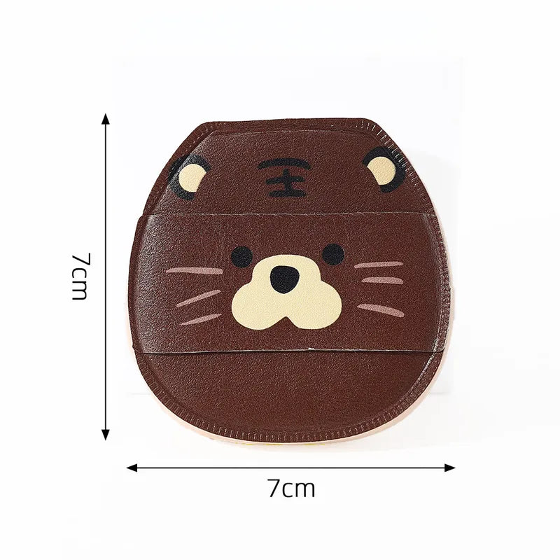 6pc Animal Powder Puff Sponges Set
