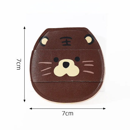 6pc Animal Powder Puff Sponges Set
