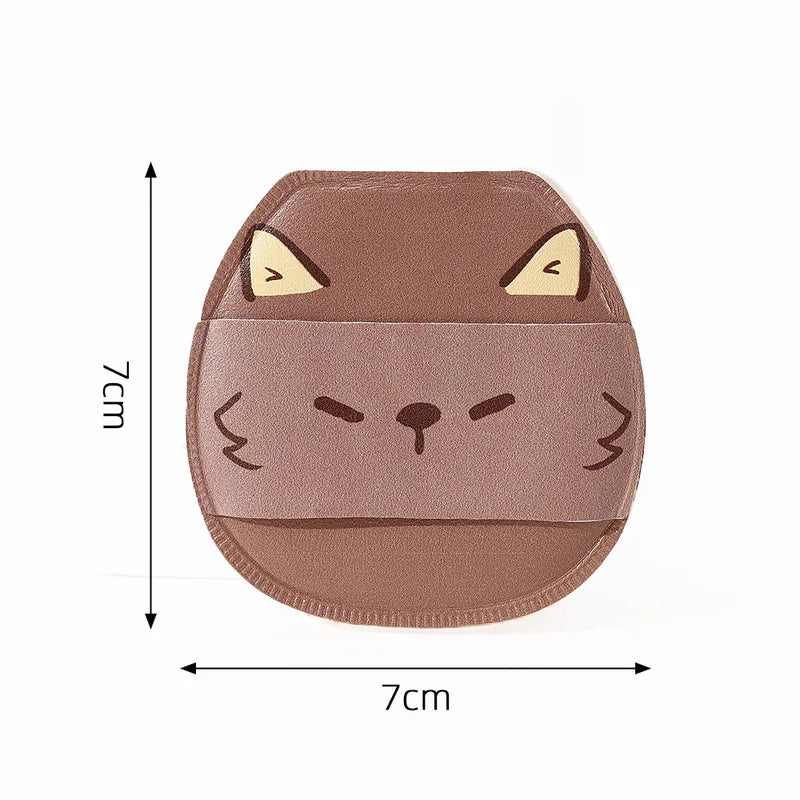 6pc Animal Powder Puff Sponges Set