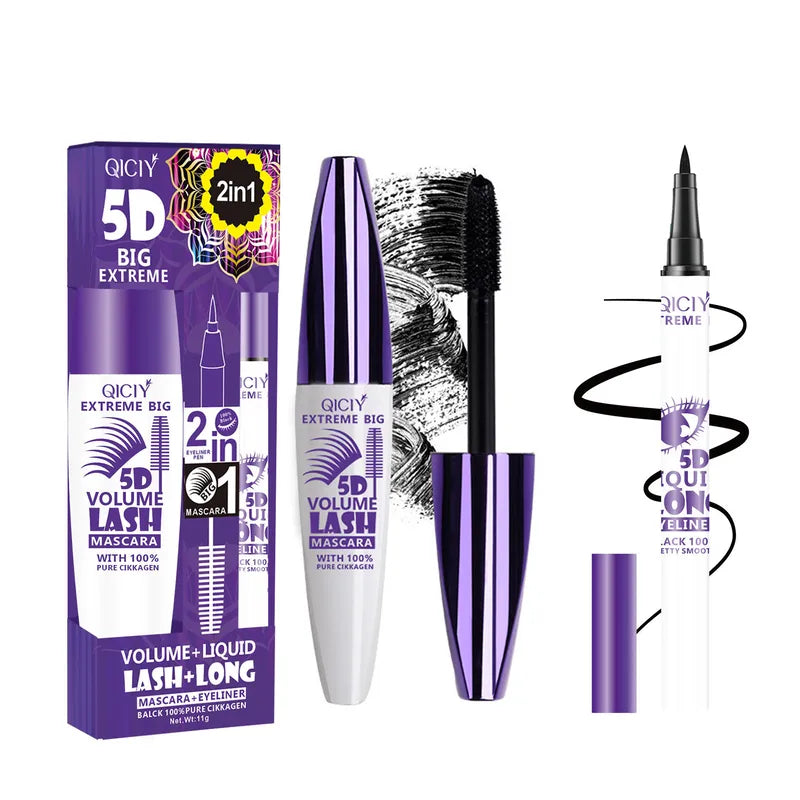 💜 Black Mascara & Eyeliner Set 💜
