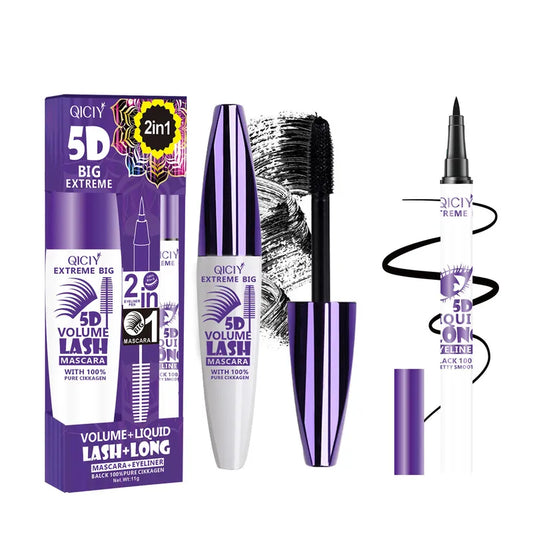 💜 Black Mascara & Eyeliner Set 💜