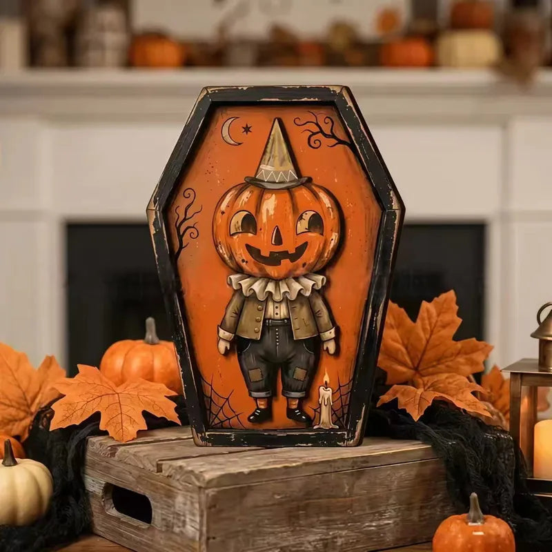 🎃🦇  15cm Wooden Halloween signs 🦇🎃