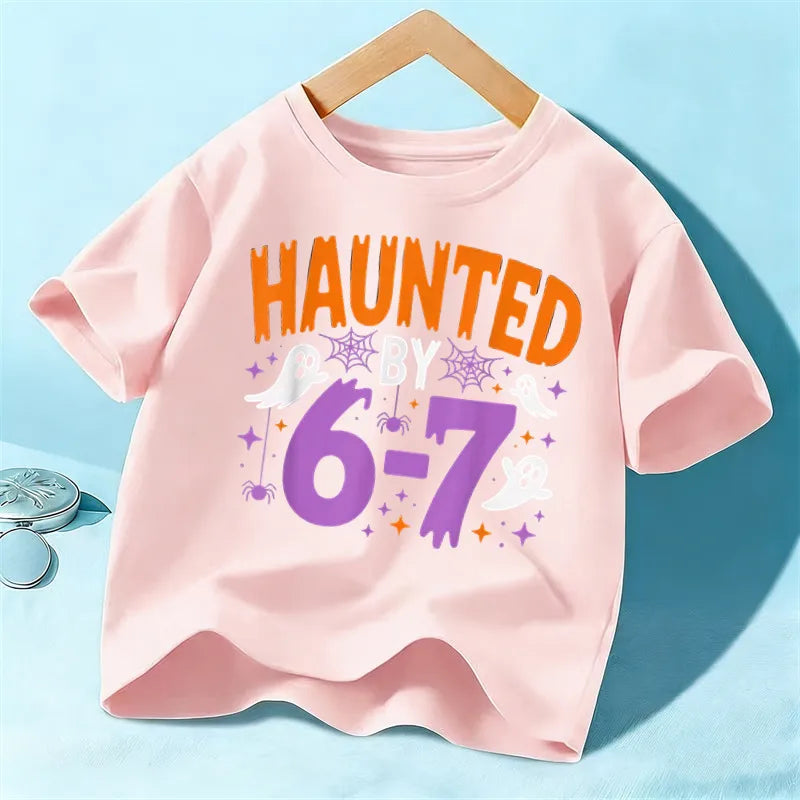👻 "Haunted By 6/7" Kids T-Shirts (Multiple Colour Choices!) 👻