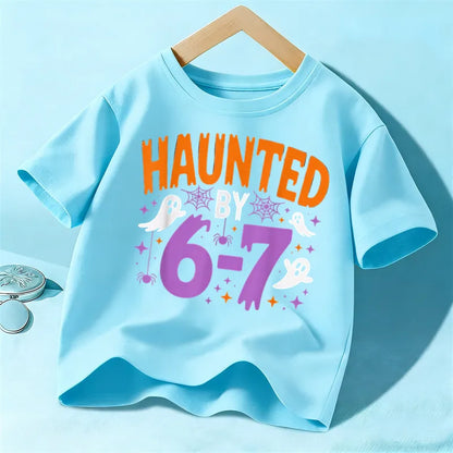 👻 "Haunted By 6/7" Kids T-Shirts (Multiple Colour Choices!) 👻