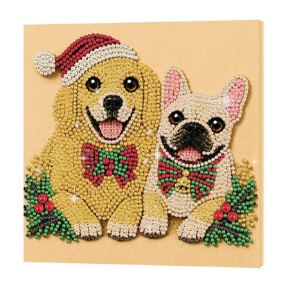 Christmas Pets Diamaond Paintings 20*20cm (Multiple Designs!)