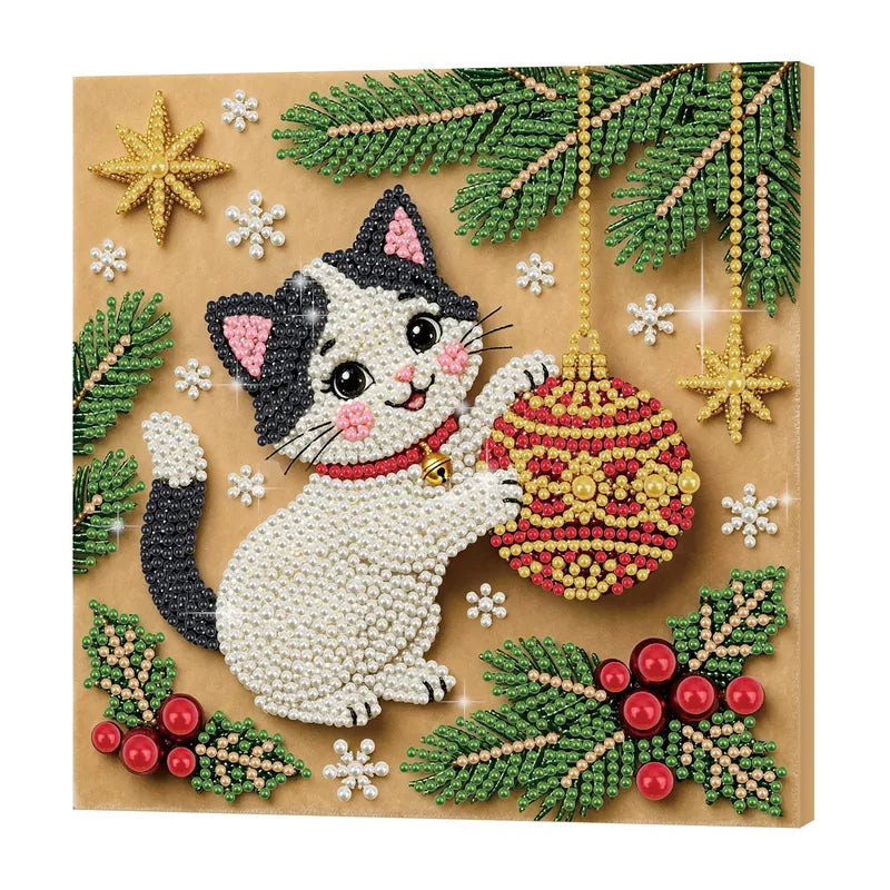 Christmas Pets Diamaond Paintings 20*20cm (Multiple Designs!)