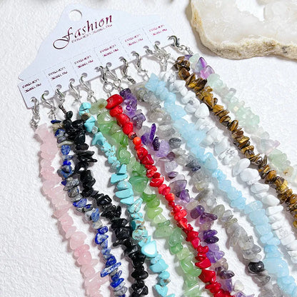✨ Natural Crystal Gemstone Chip Bracelets ✨