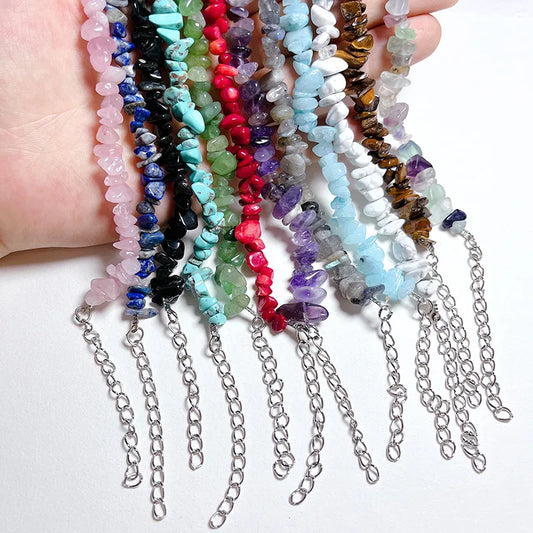✨ Natural Crystal Gemstone Chip Bracelets ✨