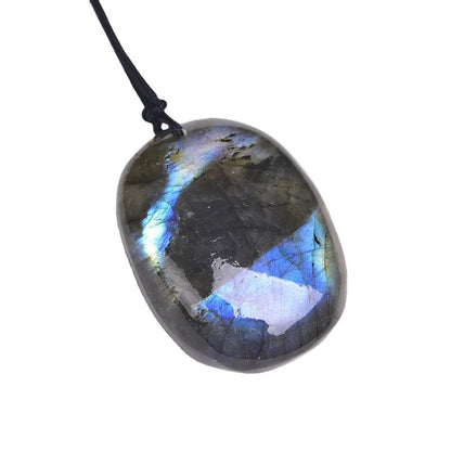 ✨ Natural Labradorite Crystal Pendant Necklace ✨