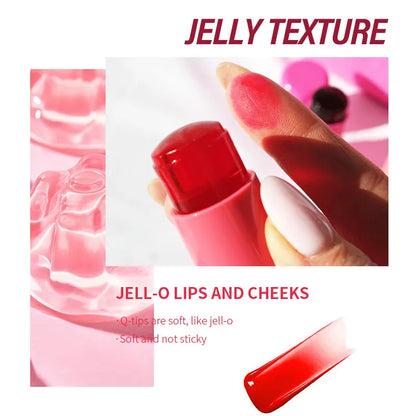 🌸 Jelly Blush Lipstick Stick Cheek Highlighter 🌸