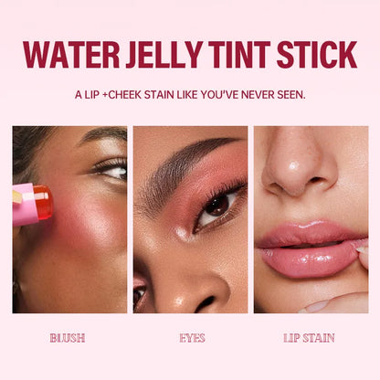 🌸 Jelly Blush Lipstick Stick Cheek Highlighter 🌸