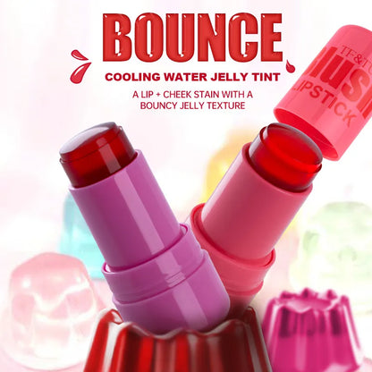 🌸 Jelly Blush Lipstick Stick Cheek Highlighter 🌸