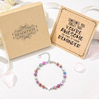 🌟 Natural Stone Bracelet & Gift Cards 🌟