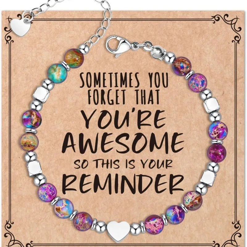 🌟 Natural Stone Bracelet & Gift Card 🌟