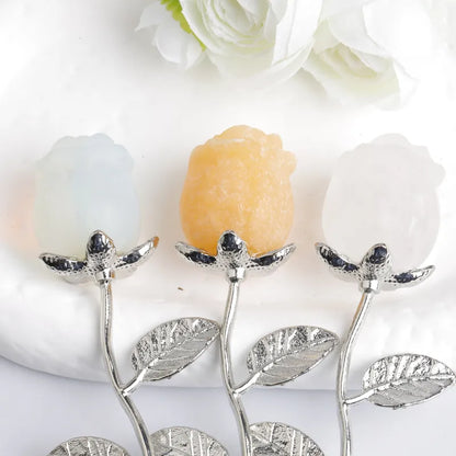 🌹 Crystal Rose Ornaments 🌹