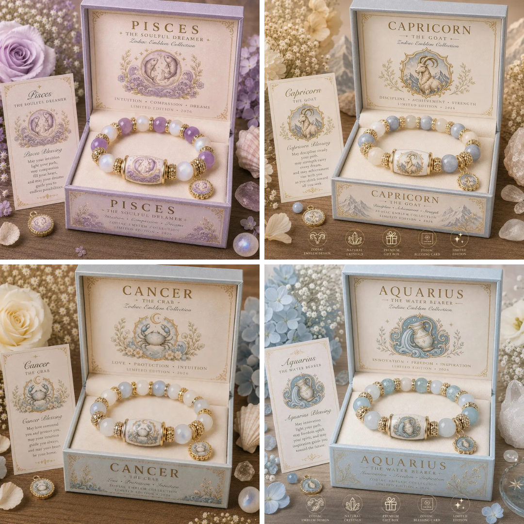 ♋ Gorgeous Gift Boxed Horoscope Bracelets ♈