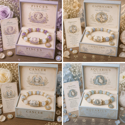 ♋ Gorgeous Gift Boxed Horoscope Bracelets ♈