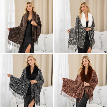 One Size Leopard Print Shawls