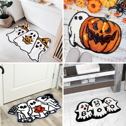 👻 Ghost Halloween Mats 🎃