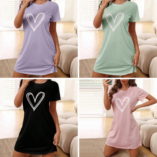 💖🌙 Heart Nighties – Soft Dream Sleepwear Collection 🌙💖