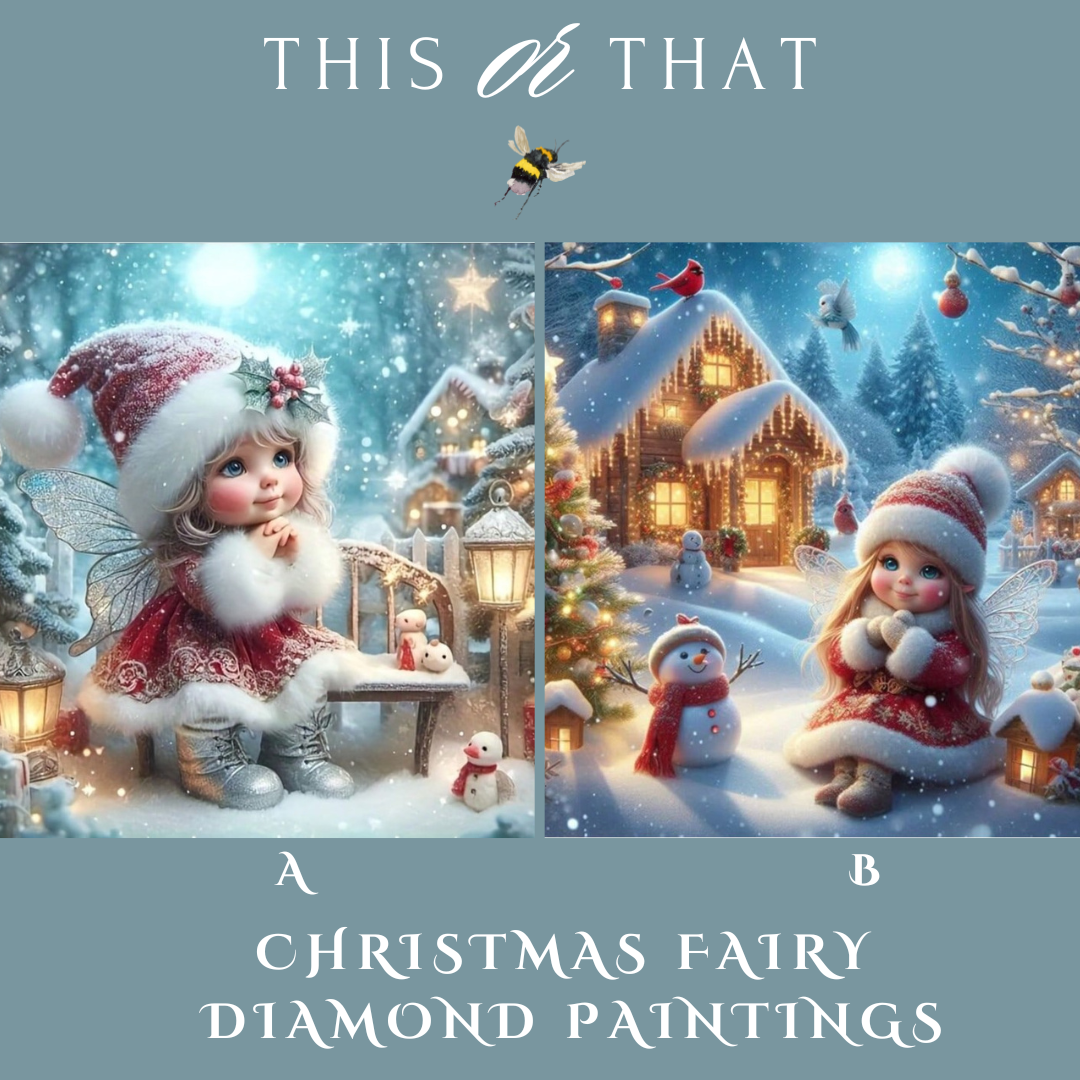🎄🧚 Christmas Fairies Diamond Paintings 🧚🎄