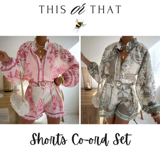 🌸 Elegant Vacation Co-Ord Set 🌸